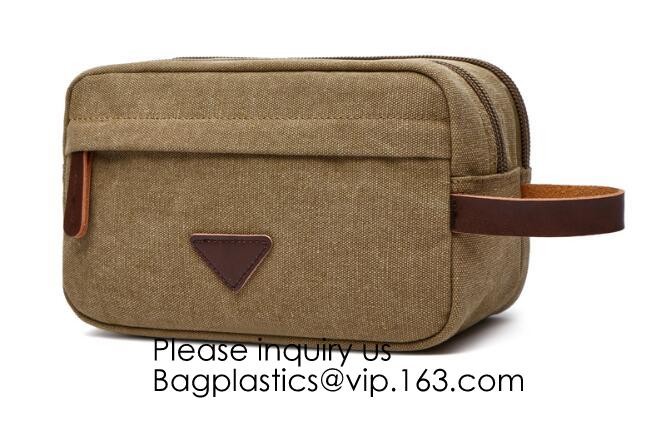 Customized luxury canvas Korean makeup pouch travel cosmetic bag,Promotional Eco friendly Cotton Canvas Zipper Makeup Co