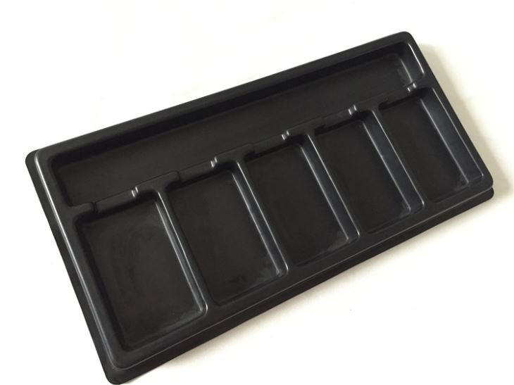 ESD Black Plastic Blister Tray Packing For PCB