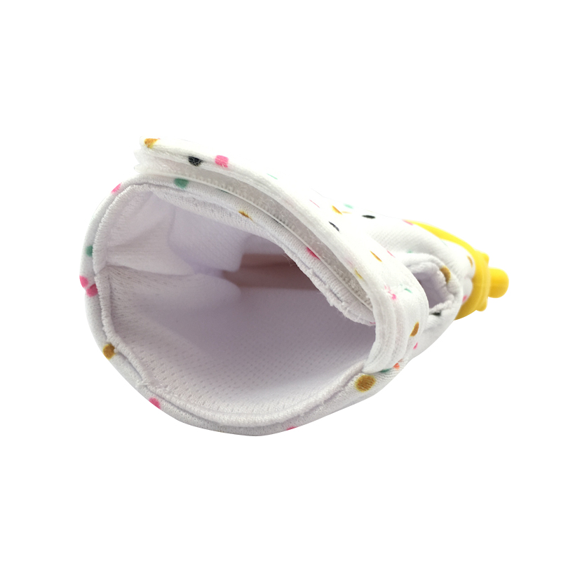 Pastel Beads Baby's Hand Self-Soothing Pain Relief Hygienic Chewable Newborn Nursing Mitt Teething Mitten Teether