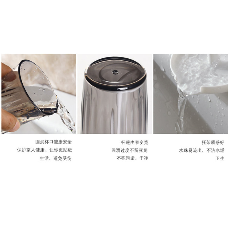 Simple Thickening Gargle Drinking Plastic Toothbrush Cup