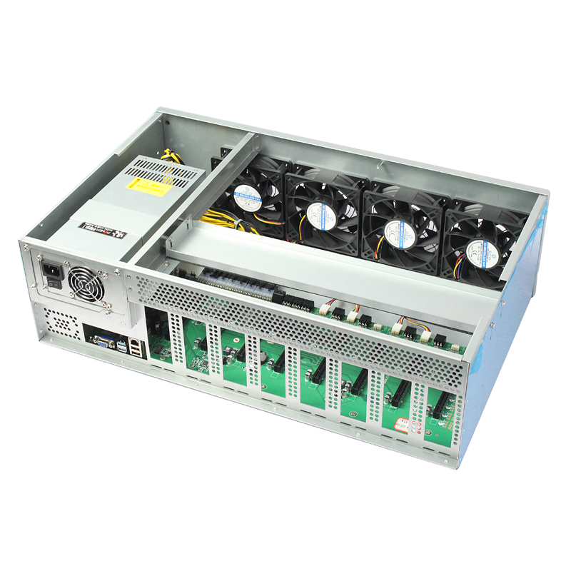 New Server Case B85 Asic rack with motherboard B85 8GPU platform