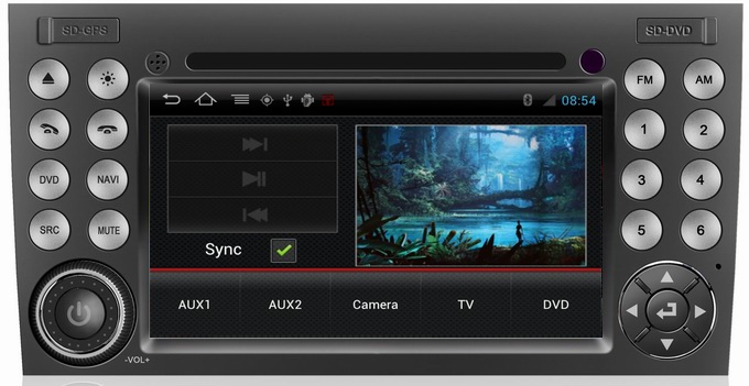Ouchuangbo Auto Radio Built in GPS Android 4.0 for Mercedes Benz SLK 171 (2003-2011) Bluetooth TV S150 System OCB-096C