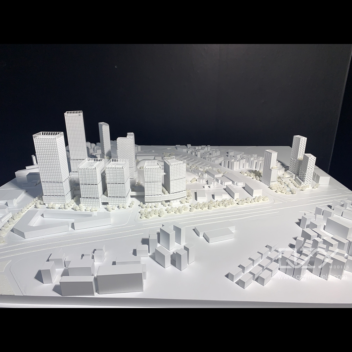 1:1000 Engineering Abstract Architectural Model Maker Customized