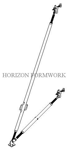 Safety Platform Wall Formwork Systems Scaffold Board Brackets For Pouring Concrete