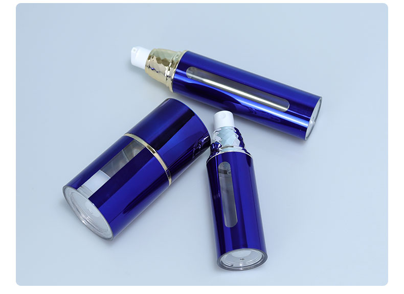 AS Material Empty Refill 20ml 30ml 50ml Plastic Airless Pump Bottle for Skin Care Sunscreen Acceptable Customer's Logo