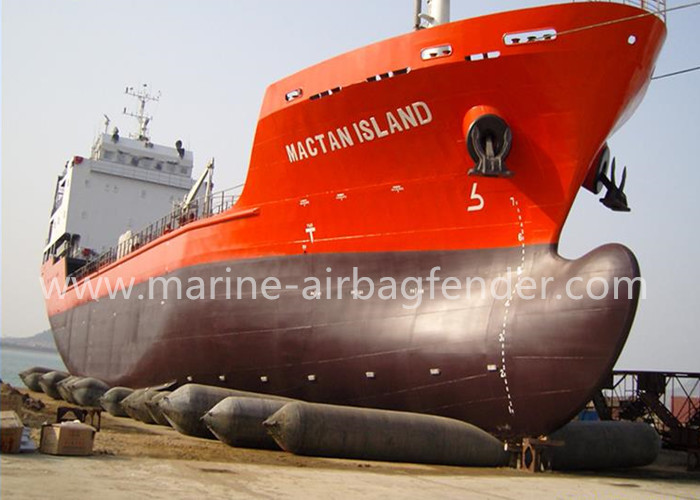 Mixed Rubber Vessels Ship Launching Airbags Towing Arrangement
