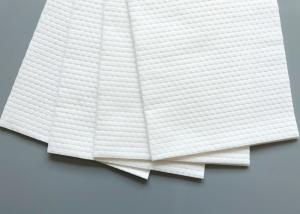 Buy cheap Dry Disposable Salon Towels Biodegradable Woodpulp Polyester 60x120cm product