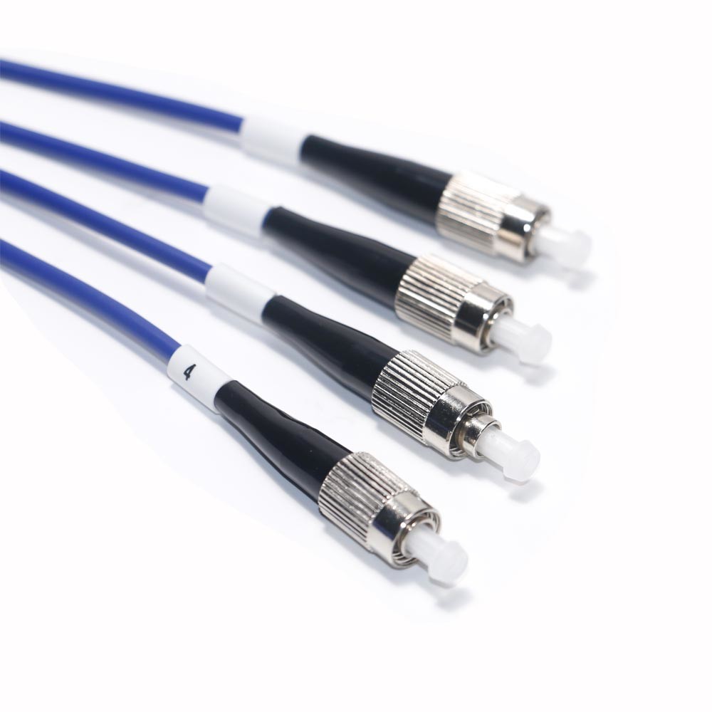 Optical Fiber Patch Cord FC-ST OM3 4Mode 4Core Wire OD 2.0/3.0mm For Surveillance Camera Indoor Computer Connector