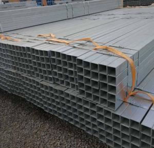 Buy cheap Cold Rolled Mill Edge Galvanized Steel Tube Q345 ASTM A53 Steel Pipe product