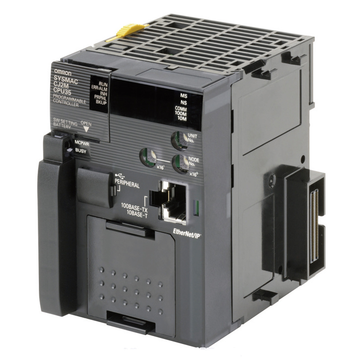 CJ2M-CPU35 CPU PLC Omron Sysmac CJ2M 16 NS USB EtherNet/IP RS-232C