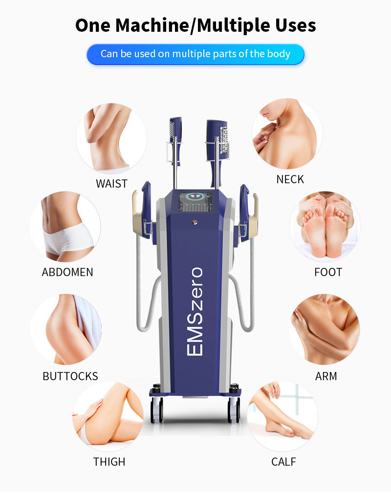 2 In 1 Muscle Sculptinging Machine Electro Magnetic Stimulate Body Slimming Equipment