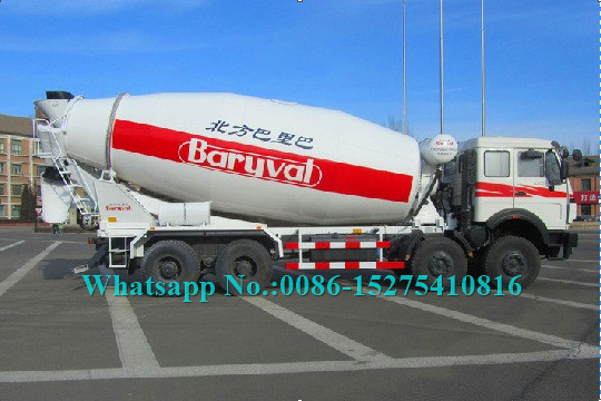 North Benz NG80B 2638P 8x4 40Ton 380hp 16 18 cbm Concrete Mixer Truck for Concrete Batching plant