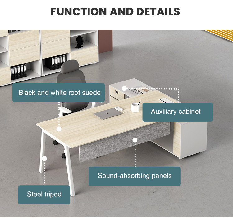 Modern Office Furniture Director Workstation Desk CEO Table Manager Executive Office Desk