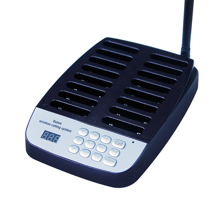 hot selling 1-16 wireless restaurant guest number pager system