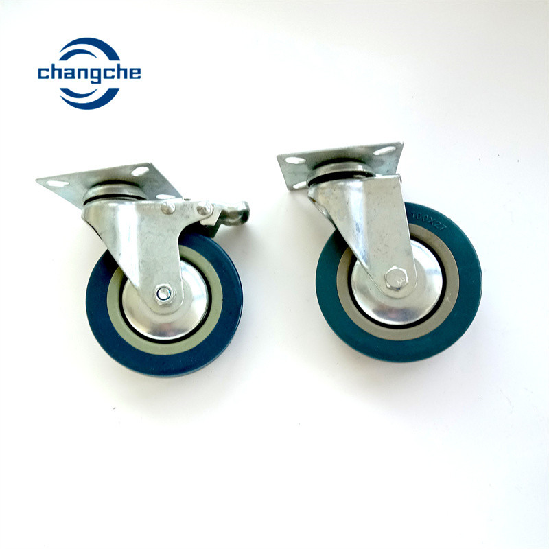 Medium Duty Wear Resistant Non-slip Industrial Caster Wheels Furniture Castors Wheels