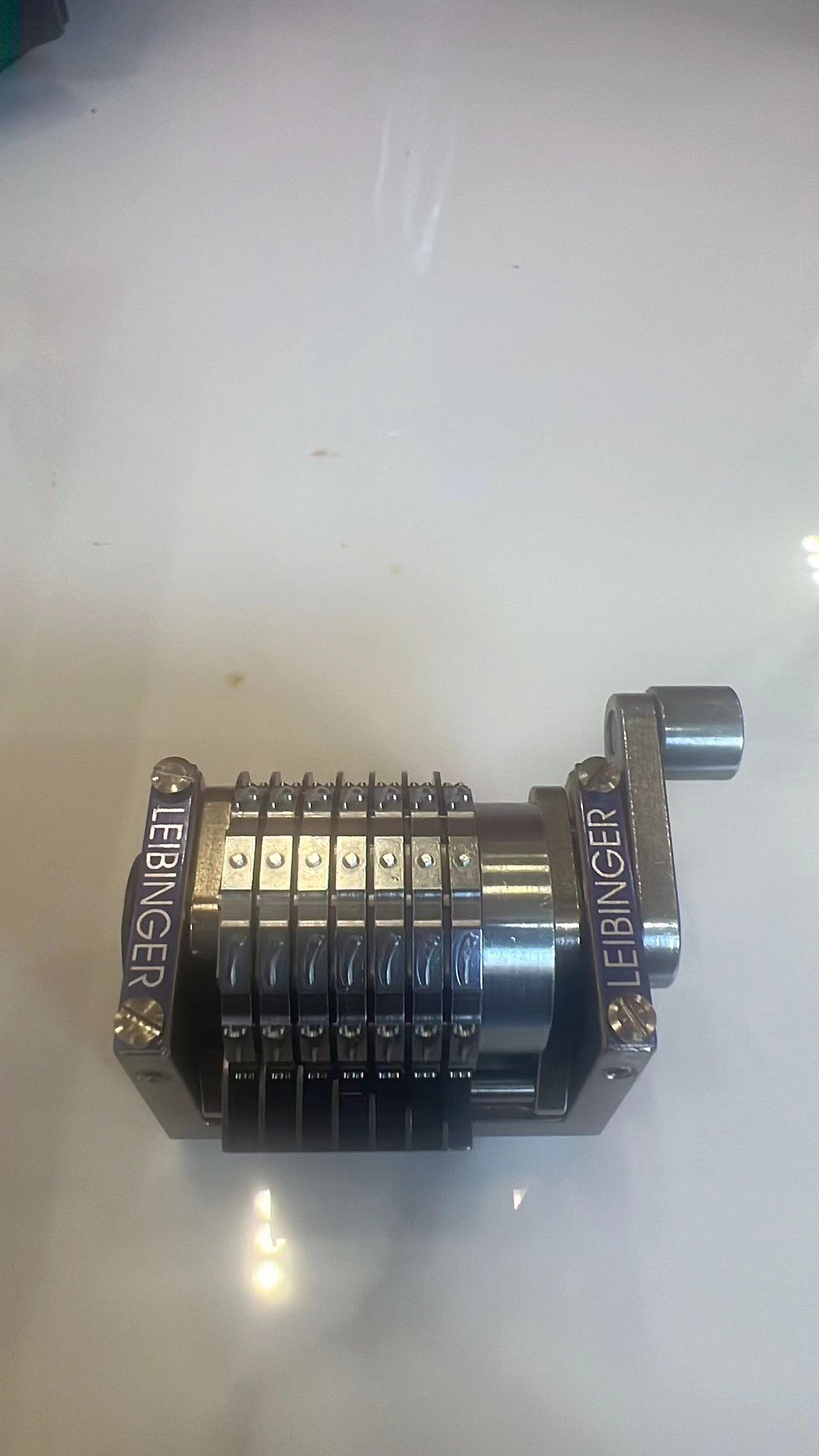 Horizontal Overall 7-Digit Forward Numbering Machine Numbering with German Leibinger
