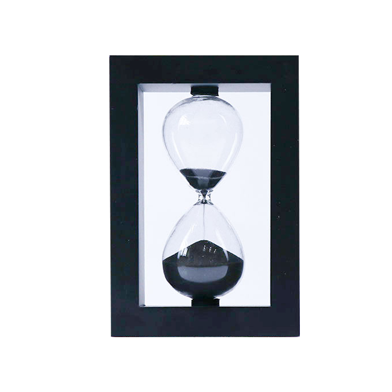 Traditional Wooden Hourglass Sand Clock 30 Minutes Size Customized