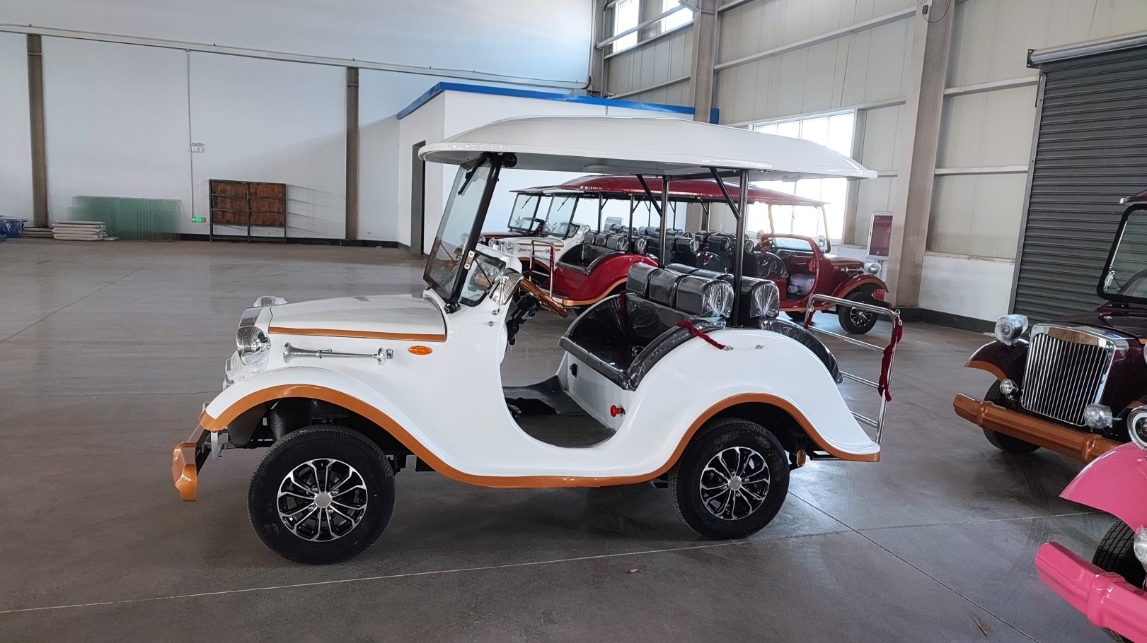 Vintage Electric Car The Classic Golf Cart for Small Group Transportation