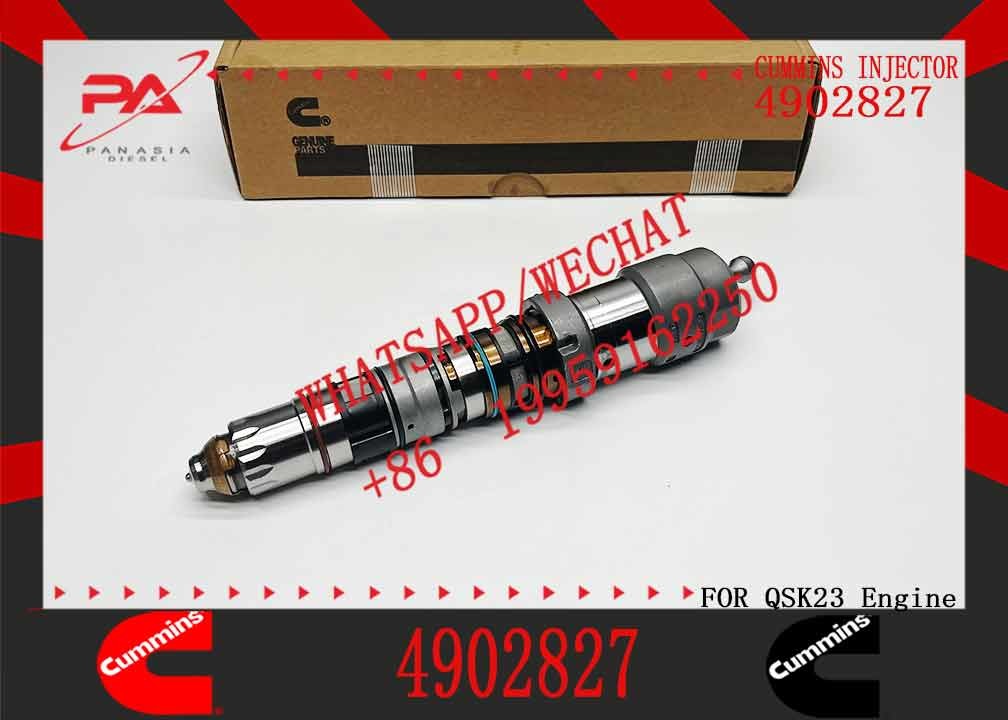Genuine Fuel Injector QSK23 QSK60 Diesel Engine Spare Parts 4902827 4902828 4326780 3766446