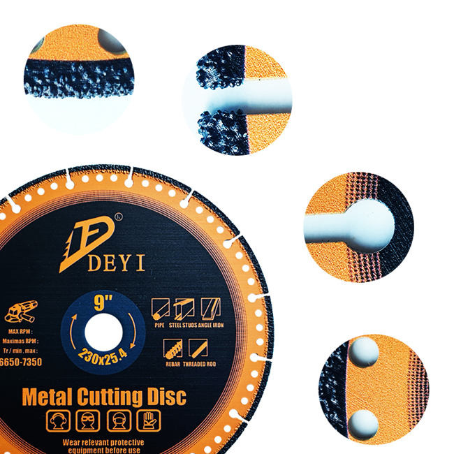 Multipurpose Stone Diamond Cutting Disc 230mm Vacuum Brazed