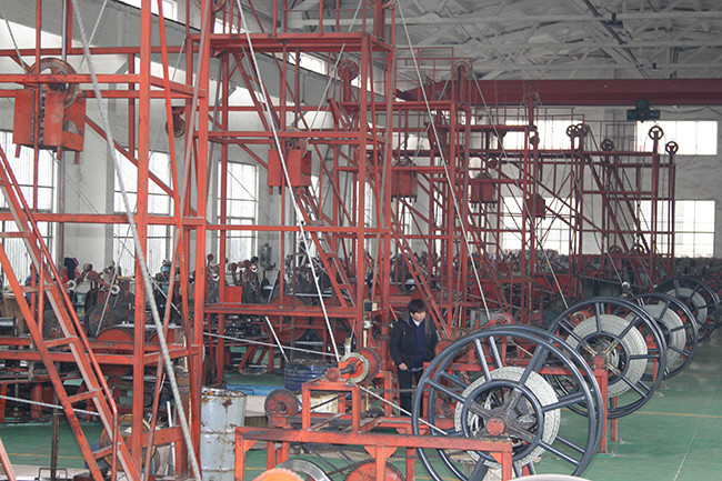55KN Anti Twisting Steel Braided Rope Breakage Tension For Transmission Line