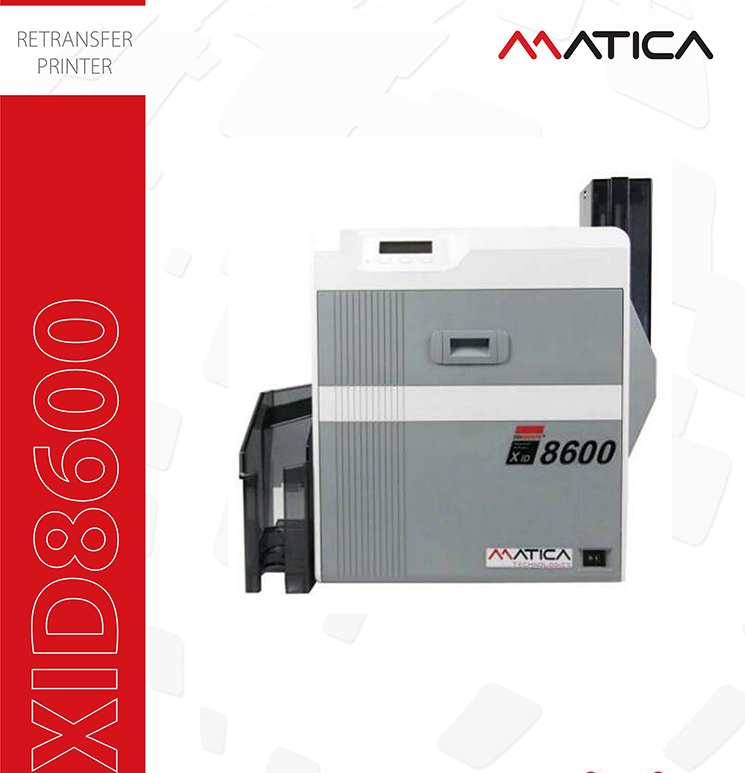 Matica EDIsecure XID8600 600 DPI Dual Sided Retransfer Card Printer for Your Business