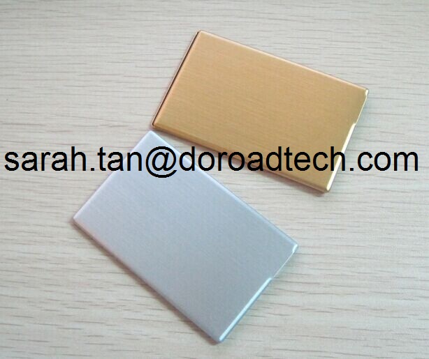 Metal Bank Card USB Flash Drives, True Capacity Card USB Pen Drive