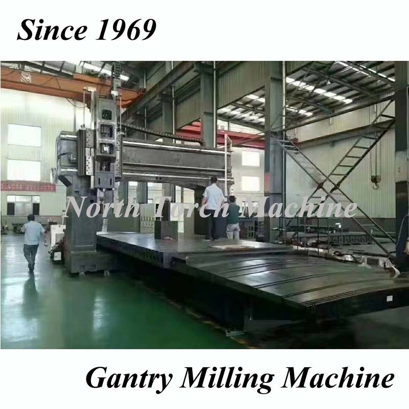 High Precision Gantry Milling Machine , Cnc Metal Lathe Long Working Life