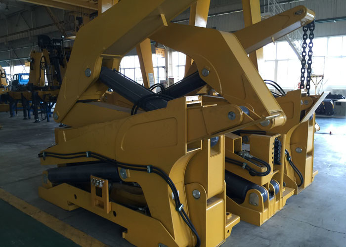 37 Tons Container Side Loader Truck Mounted Crane Euro 2 6 - 13m Length