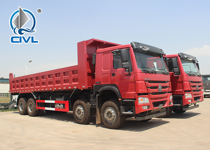 Big Loading 50T SINOTRUK Heavy Duty Dump Truck Driver 8X4 And Chassis