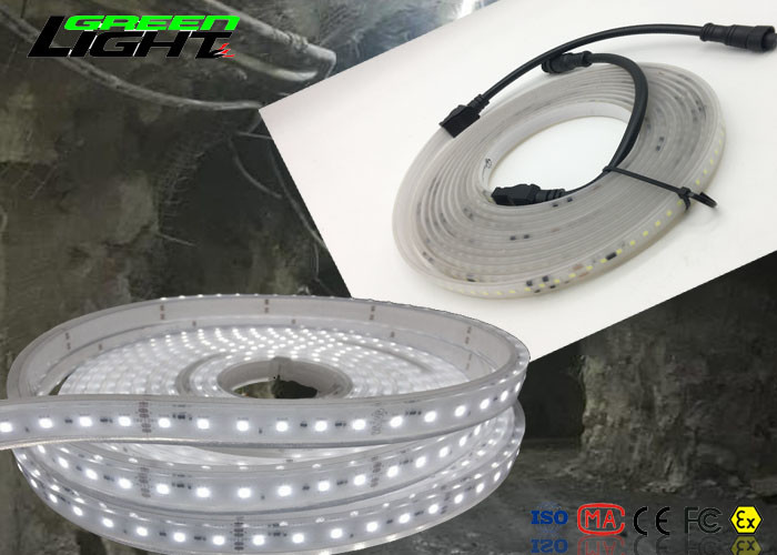 Warm White Led Flexible Tape Light , Waterproof Led Strip Lights Over Current Protection