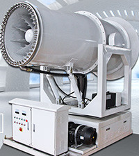 Anti Dust Agricultural Sprayer Machine 80m Throw Remote Control
