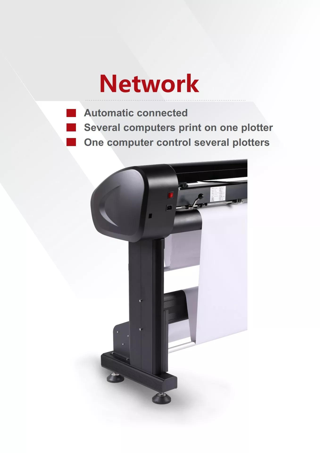 EPSONN Head Paper Pattern Continuous Inkjet Printer Cutter Plotter Machine 300-400W