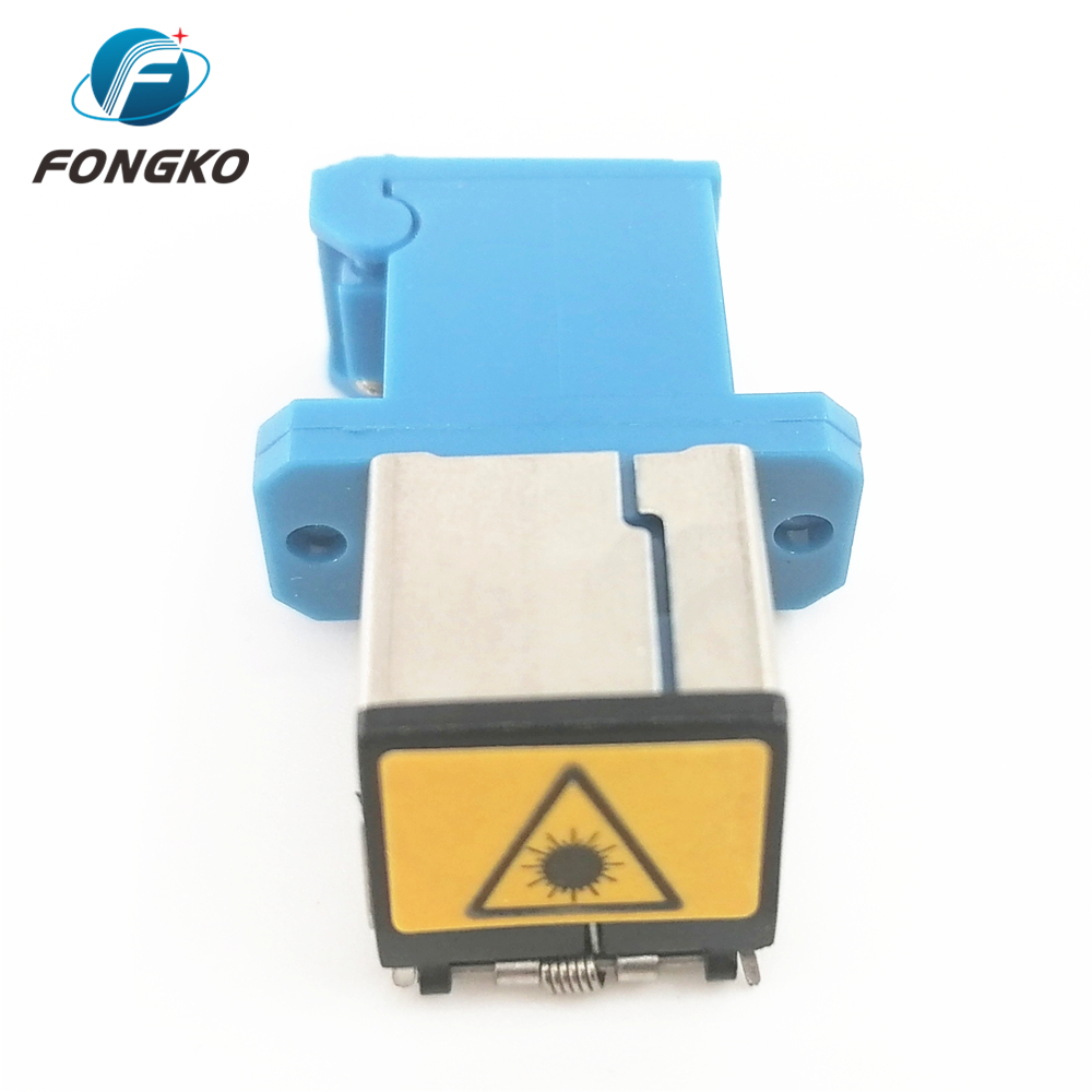 SC UPC Simplex Shutter Fiber Optical Adapter Sc Apc To Sc Upc Adapter