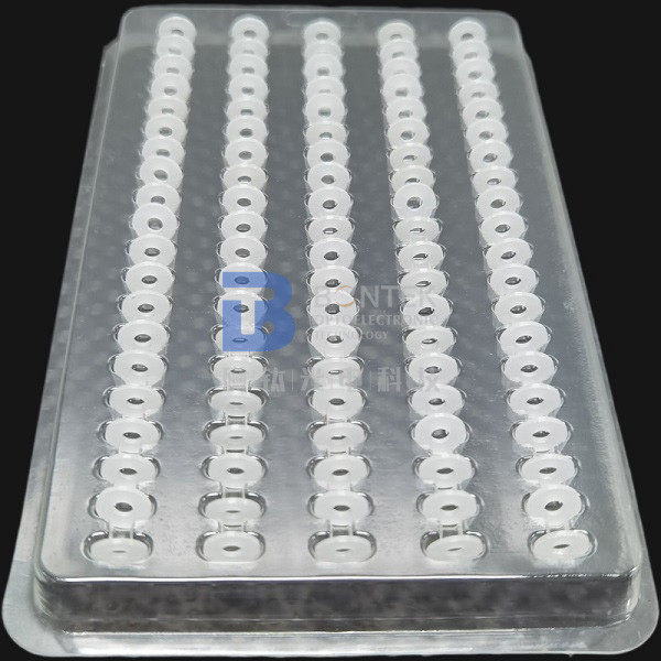 Y Cut Single Crystal Quartz Wafer Ring Double Side Lapped For Sensing Technology