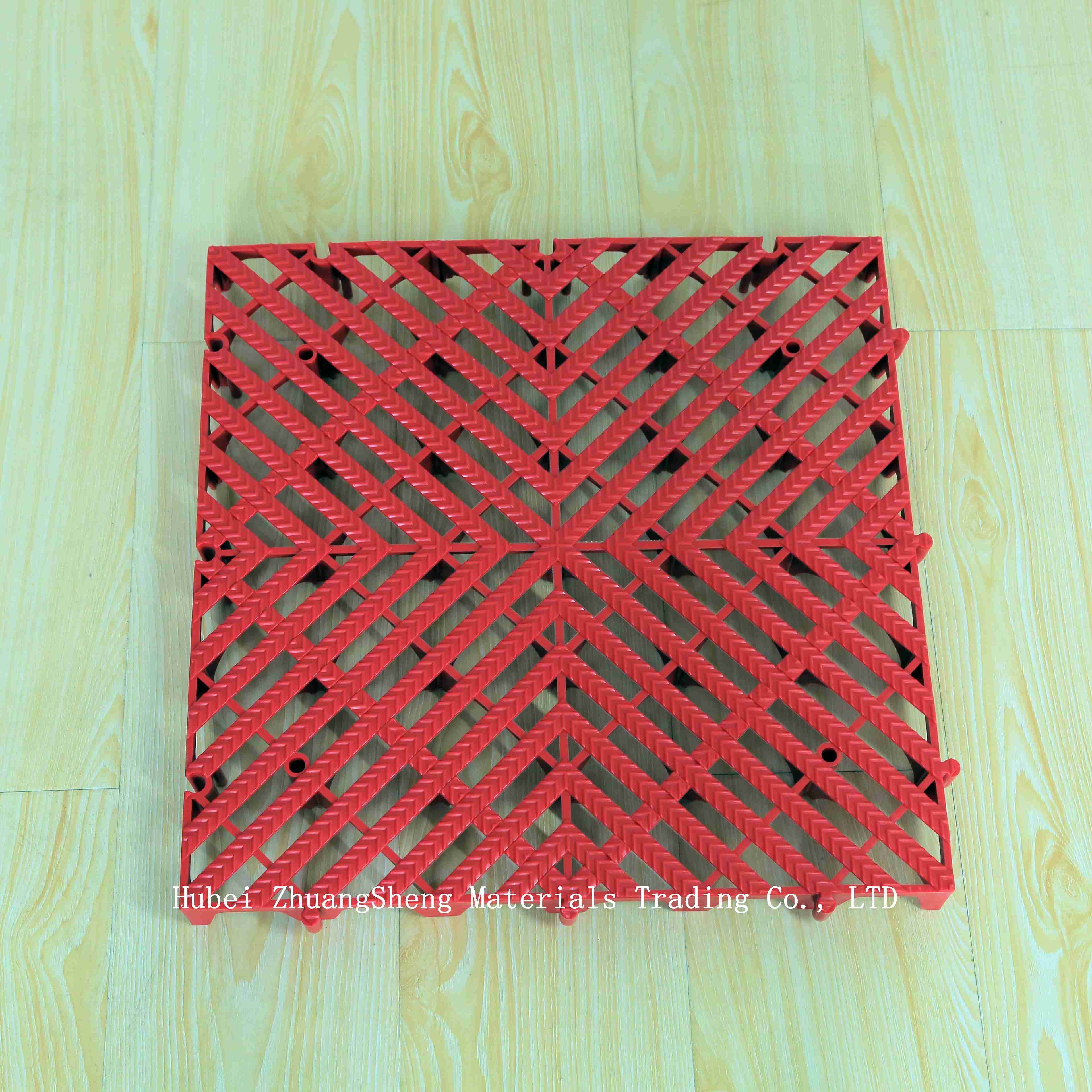3.9mm Plastic Walkway Grating/ Plastic Permeable Floor / Outdoor Non Slip Plastic Flooring By Plastic Injection Molding
