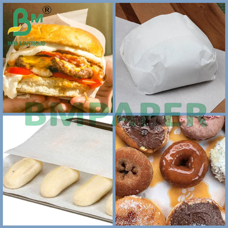 40g Tear Resistant Silicone Coated Greaseproof Paper 535mm Width