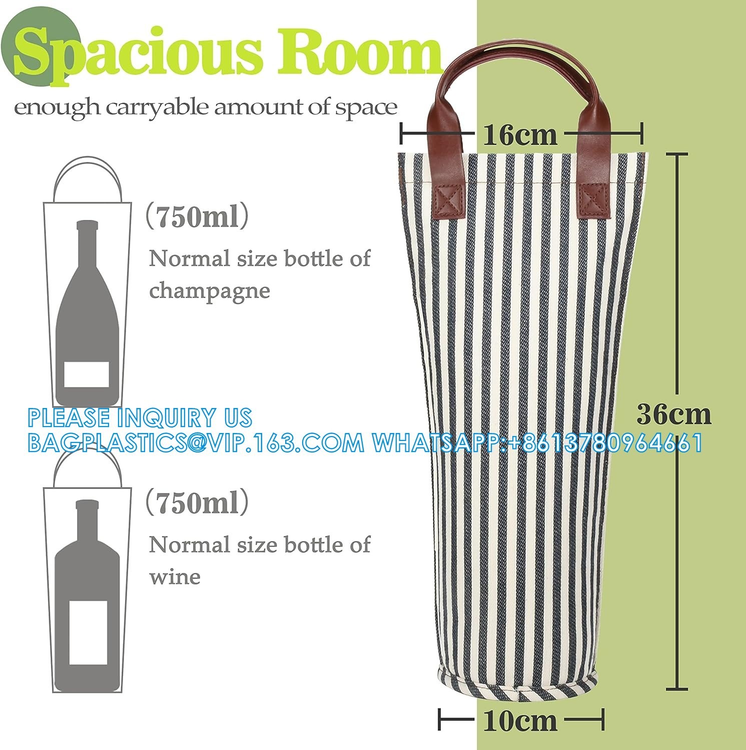 Single Wine Gift Tote Bag, Insulated Padded Thermal Wine Bottle Carrying Cooler Carrier For Travel, Picnic, Gift