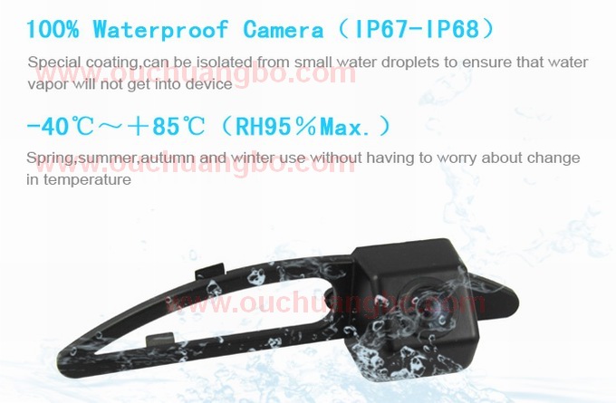 Ouchuangbo Car Parking Backup waterproof Night vision camera for Hyundai Sonata OCB-T6897
