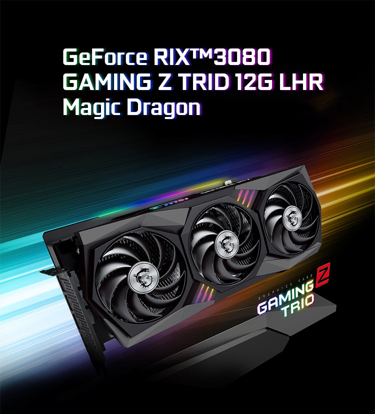 320bit Gaming Graphics Card GeForce RTX 3080 12GB GDDR6X PCI Express 4.0 16X