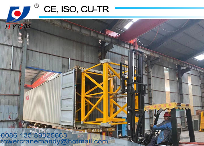 Operation and Maintenance for 60m Lifting Jib Two Angle QTZ100(6012) Self Erecting Tower Crane