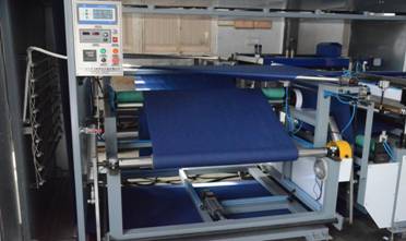 For Walmart Bag Automatic Two Color Roll To Roll Non Woven Fabric Screen Printing Machine