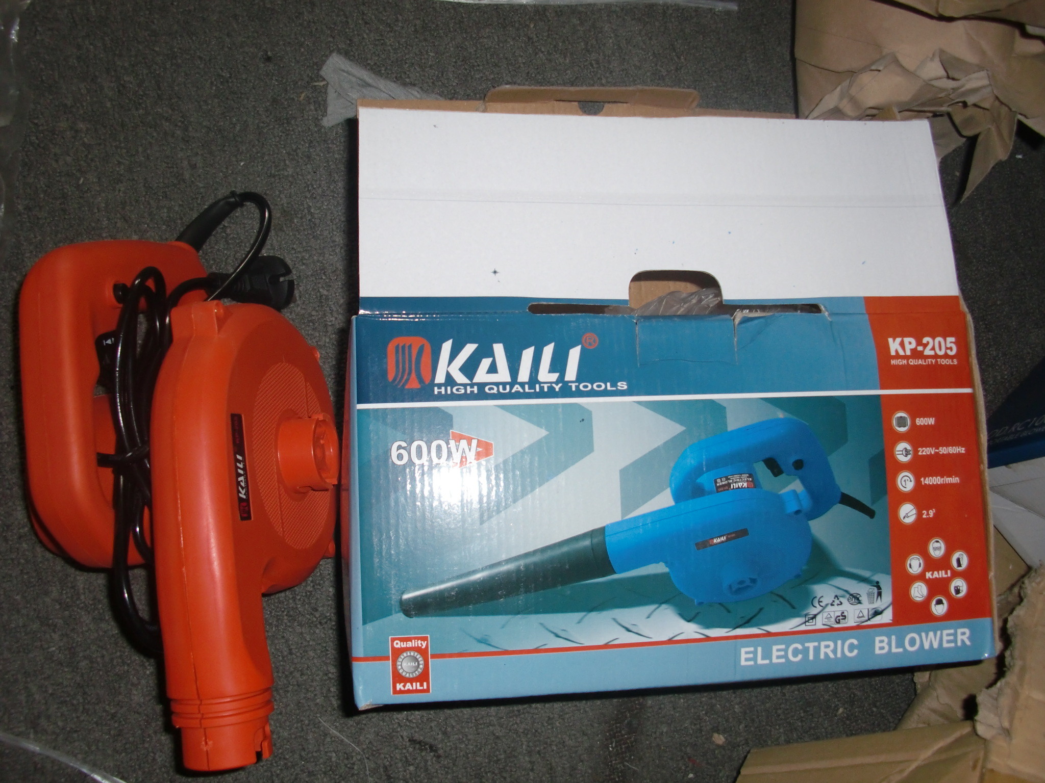 Powerful Blow Up Tools Inflatable Air Blower Pump With UL Certificate