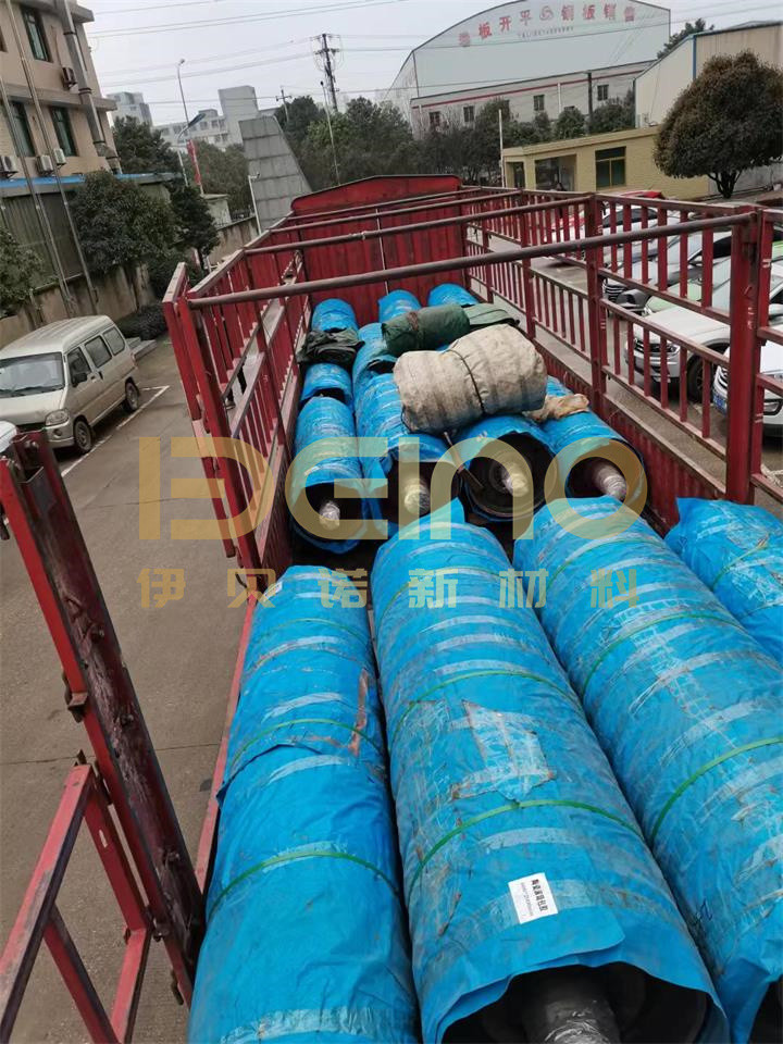 Customized Ceramic Pulley Lagging Sheet Wear Resistance With Rubber Coating