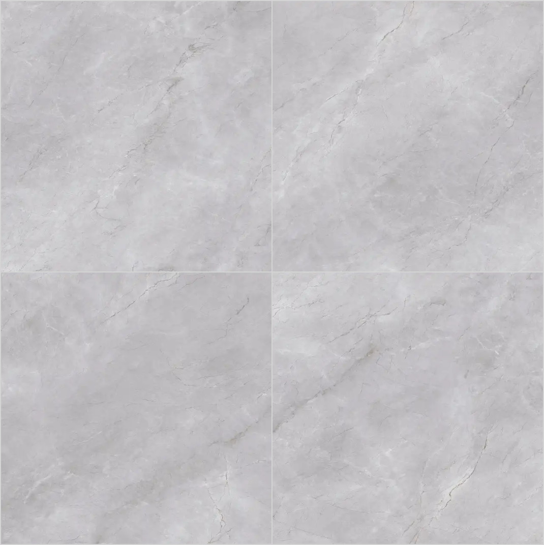 Gray Marble Polished Sintered Stone Slabs 1200x1200mm Acid-resistance For Bedroom