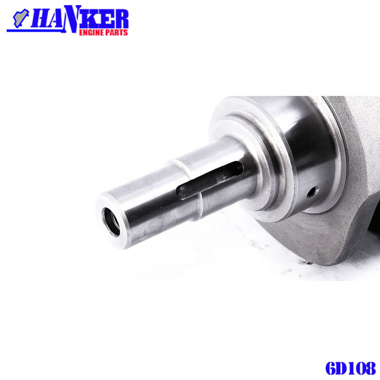 Ductile Casting Iron QT800-3 Diesel Engine Crankshaft 6D108 6222-31-1101