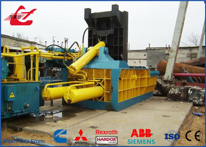 4 - 6 Tons Per Hour Output Metal Scrap Baling Machine 1600 × 1000 × 800mm Press Chamber