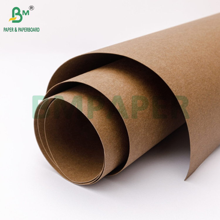 0.35mm 0.55mm Washable Kraft Paper Fabric For Tote Bags Waterproof Sewing