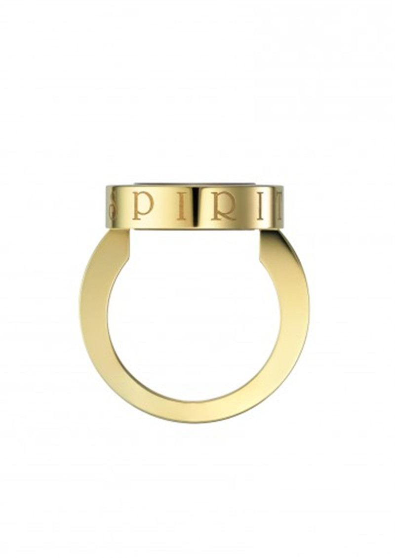 18K Gold Chopard Happy Spirit Ring , Heart Shape Natural 0.1 Carat Diamond Ring