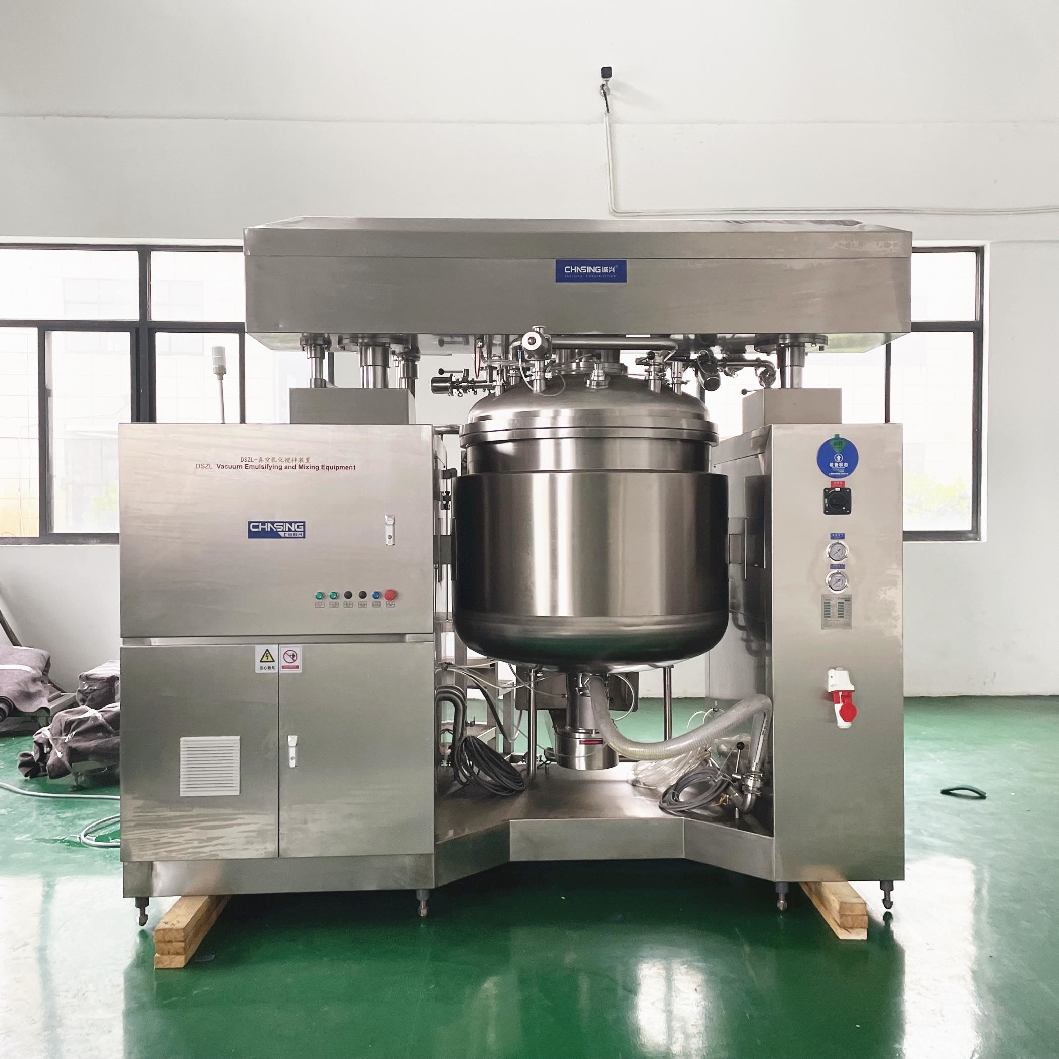 200L Vacuum Cosmetic Emulsifier Mixer 15 kW For Ever Beauty